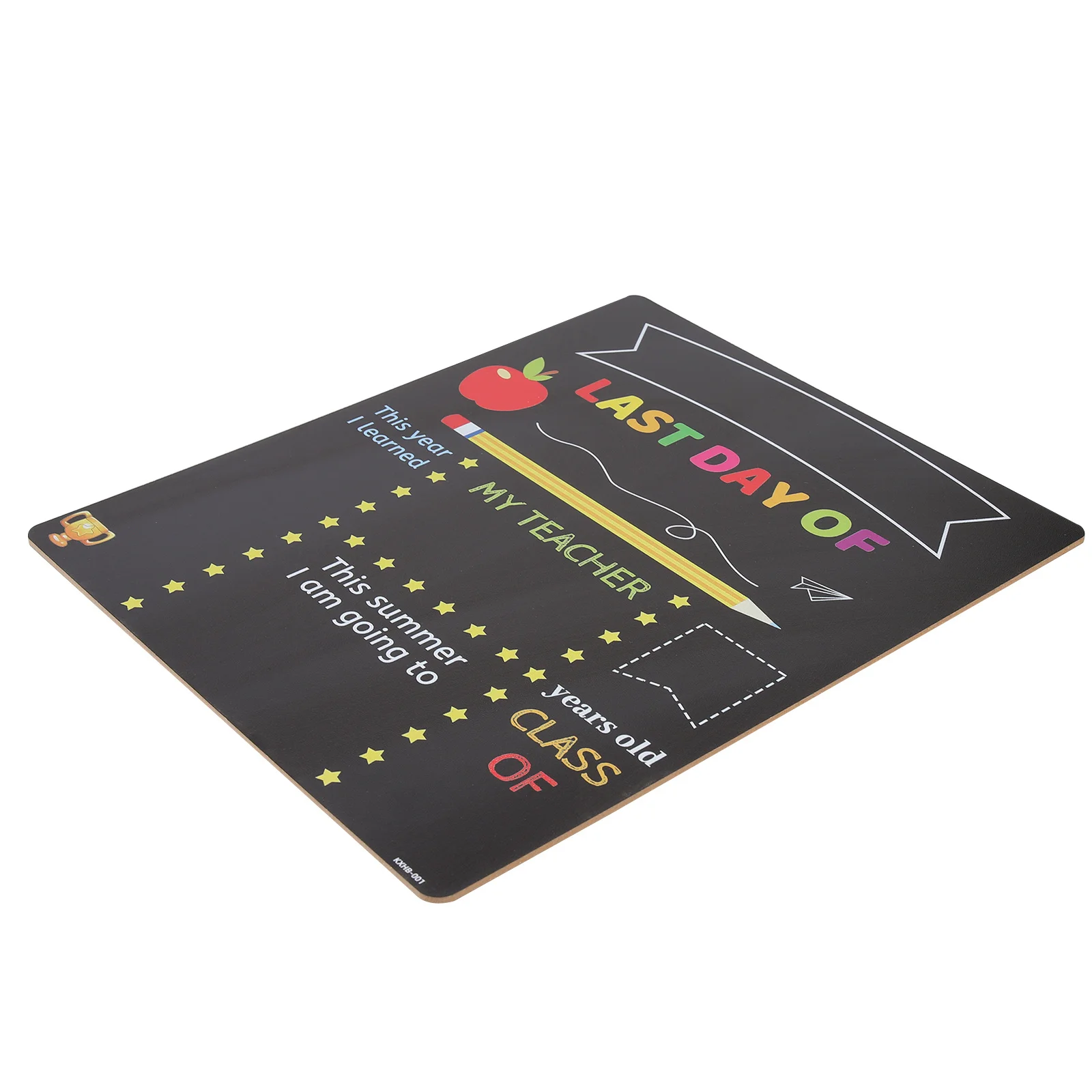 Double Sided Blackboard Lightweight Kids School Board Smooth Edges Back To School Season Chalkboard Children Accessory