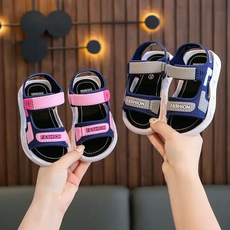 Fashion Kids Sandals Baby Shoes Boy Soft Sole Non-slip Boys Girls Sandals Toddler Children\'s Shoes Summer Beach 2-10 Years