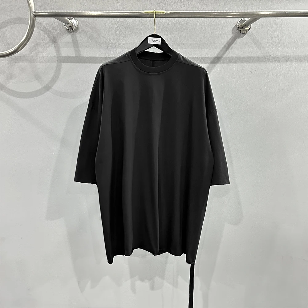 

Owen Seak Men Oversized T Shirt 100%Cotton Gothic Style Men's Clothing Tops Tees Summer Women Tees Black T Shirt Size XL