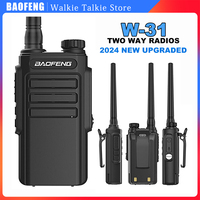 MP31 PRO Baofeng W-31Upgraded Mini Walkie Talkie IP55 Waterproof UHF 400-470MHz Support Type-C Charging BF-W31 Two Way Radios