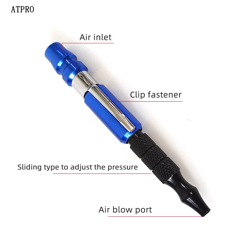 Pneumatic Dust Blowing Pen Automotive Sheet Metal Interior Cleaning High-Pressure Blower Pen Type Dust Blowing Pneumatic Tool