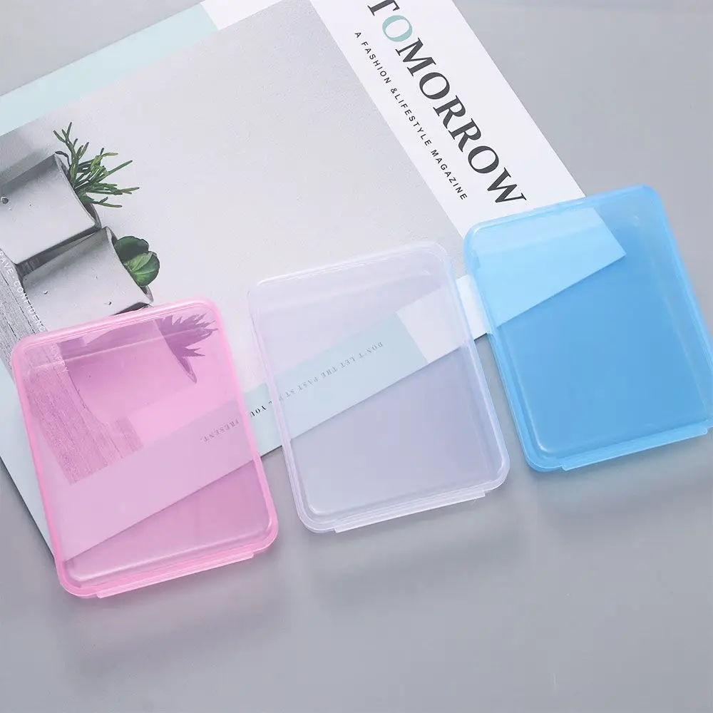 Protection Safe Face Masks Portable Container Disposable Powder Puff  Case Mask Storage Case Transparent Storage Box