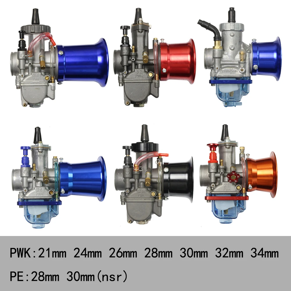 Universal 50mm/55mm Air Filter Motorbike Wind Cup Horn Cup For Modified PE28 30mm PWK 21 24 26 28 30mm Motorcycle Carburetor image 5