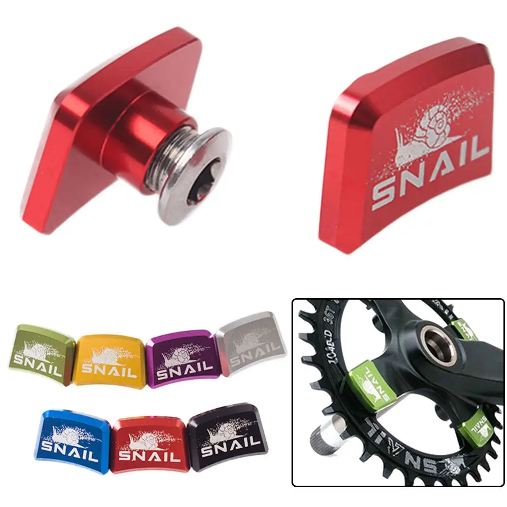 

1/4PCS Colorful Road Bike Mountain Bicycles Cycling Accessories Chain Wheel Screws Chainring Crankset Fixed Bolts