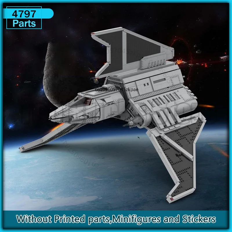 

UCS космический фильм челнок MOC строительный блок космический корабль Starfighter DIY сборка игрушки рождественские подарки модель транспортировочные наборы 4797 шт.