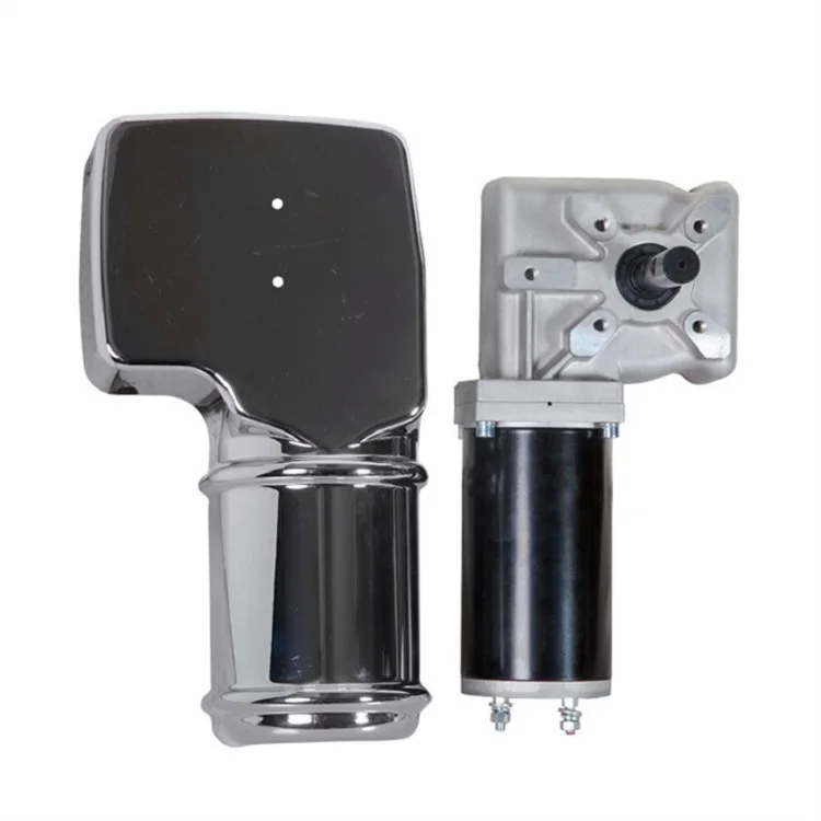 12 فولت 24 فولت 900 واط القماش المشمع قماش نظام شاحنة قلابة كهربائية سليم قماش القنب تيار مستمر موتور تروس #1