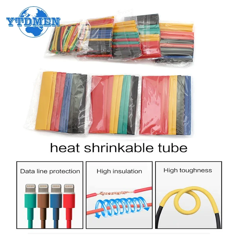 164Pcs Heat Shrink …