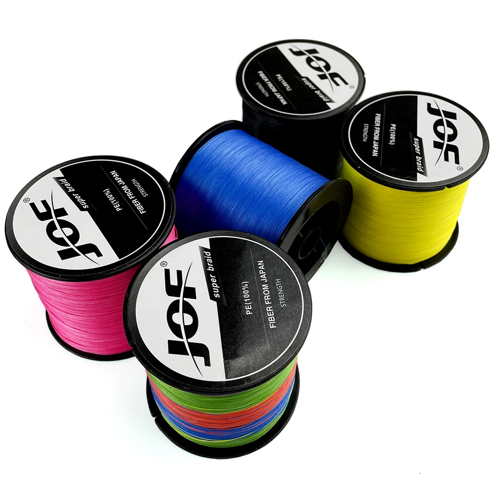 خط صيد مضفر JOF ، 4 خيوط ، متعدد الشعيرات ، ، ، m ، X4 PE ، للصيد في البحيرة وفي المياه المالحة ، تيار الحقل