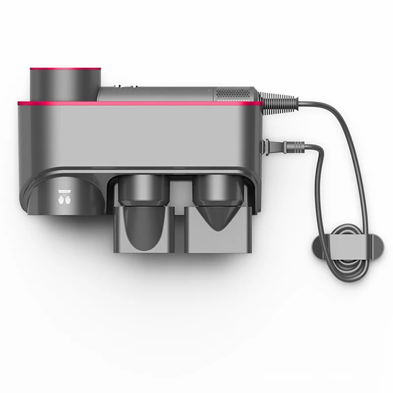 AB43-رف تخزين مجفف الشعر رف تخزين متعدد الوظائف مناسب لمجفف الشعر دايسون HD03 HD04 HD07 HD08