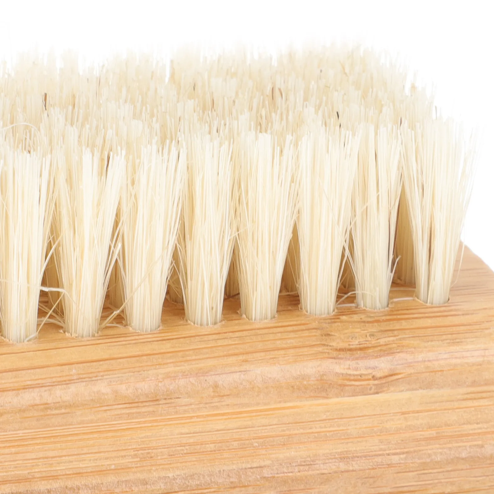 

2Pcs Bamboo Nail Brush Double-Sided Durable Nail Scrubbing Brush for Hands Feet Fingernail Cleaner Portable Household Use