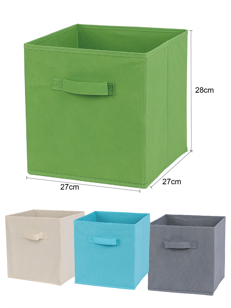 Collapsible Non-woven fabric Storage Bins Home Supplies Clothing Organizer Kid Toy Storage Organizer Cabinet drawer organization