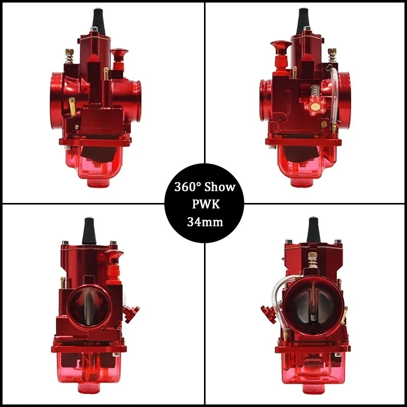 

Universal CNC Integrated Molding Carburetor for 2/4-Stroke Engine Motorcycle Scooter ATV PWK Motorcycle Carburetor 28 30 32 34mm