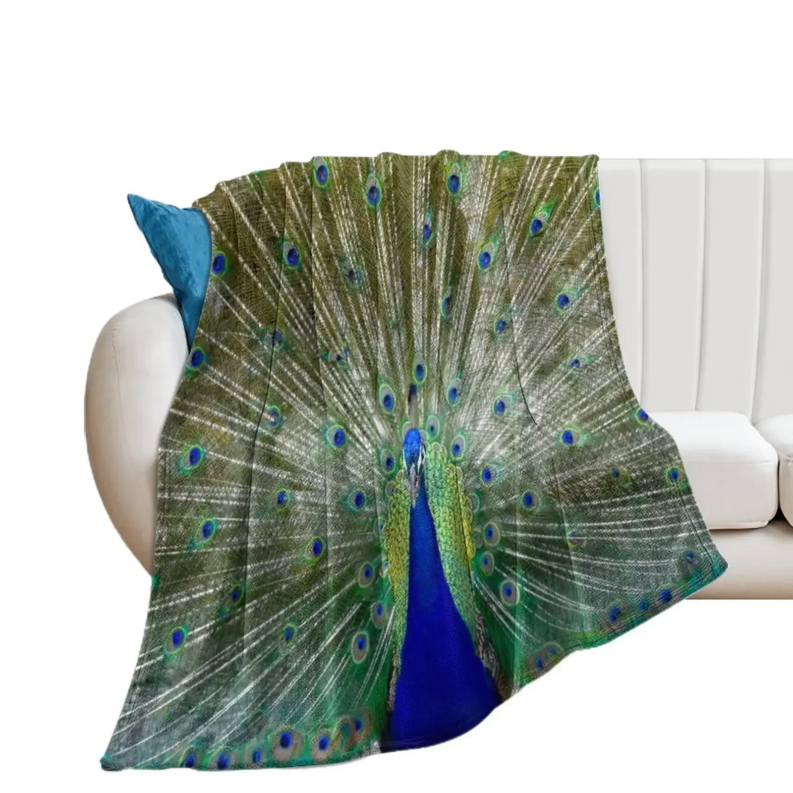 

Peacock Throw Blanket Bed Large Single Blankets For Baby Blankets