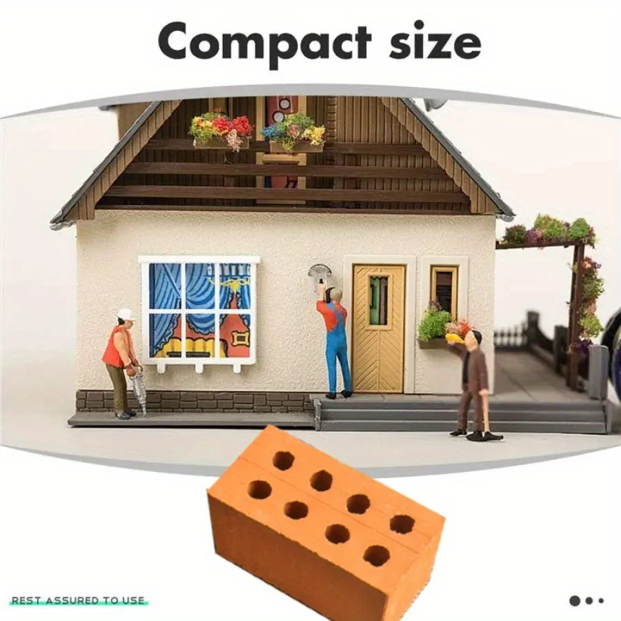 50 \ 100 قطعة من الطوب الصغير الحرف المصغرة الاصطناعية اليدوية تخطيط الديكور الطين رمل الجدار-اليدوية ميسون لتقوم بها بنفسك منزل Buildi