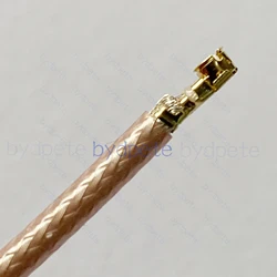 U.FL UFL IPX RG316 cable RG-316 2.5mm Coaxial Kable 20cm 8inch 50ohm IPX plug MHF female right angle bydpete