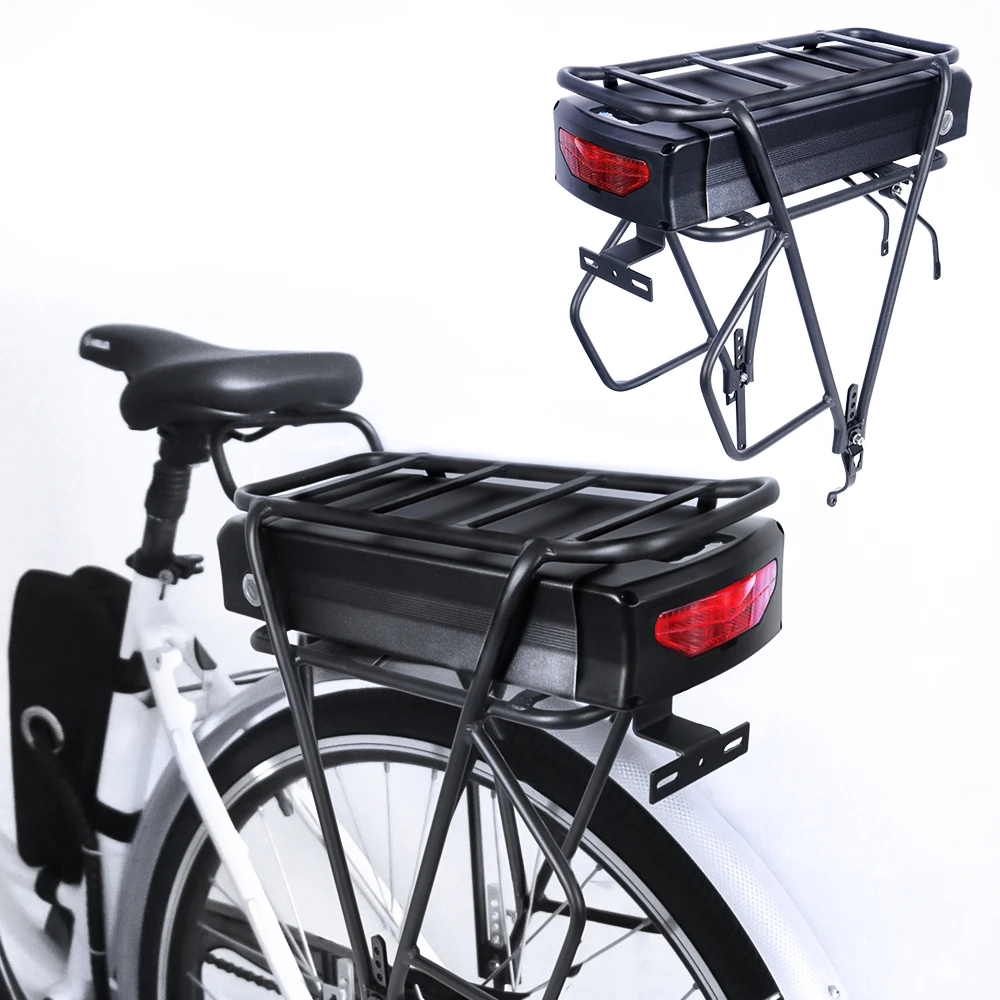 EU Stock 48v 52v 31.2ah E-bike Rack Battery Pack With Carrier for Food Delivery 750W 1000w 1500w Motor