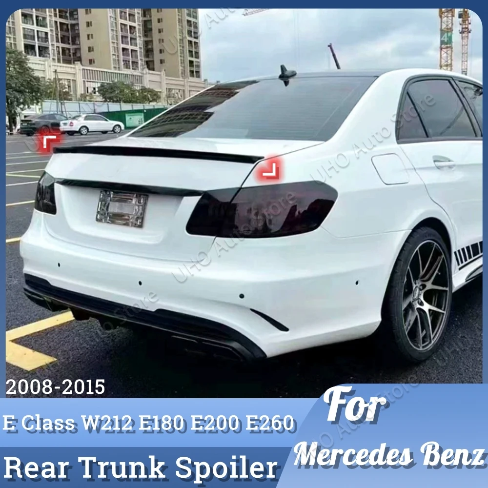 Rear Roof Sport Spoiler Wing For Mercedes Benz E CLASS W212 E200 220 250 300 320 350 E63 AMG Sedan 2008-2015 Tuning Accessories