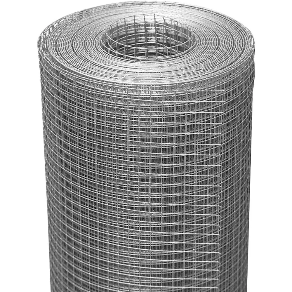 

seboss hardware cloth 1/2 inch, 60 inches x 100 feet 19 gauge, hot-dip galvanized after welding, chicken wire mesh roll garden f