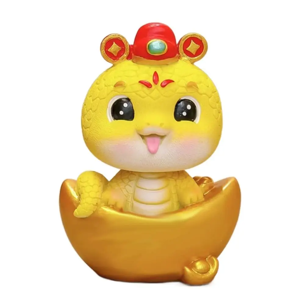 Duża skarbonka w kształcie węża zodiakalnego, pojemnik na pieniądze, skarbonka w kształcie węża zodiakalnego, urocza przenośna skarbonka na monety w kształcie węża.