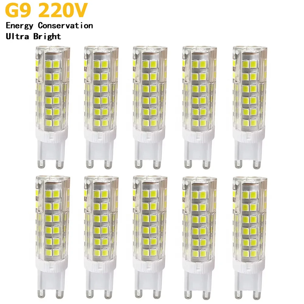 

10/15PCS G9 LED Bulb 9W AC 220V G9 LED Lamp LED Bulb SMD 2835 LED G9 Light Replace 30/40W Halogen Lamp Warm White / White Light!