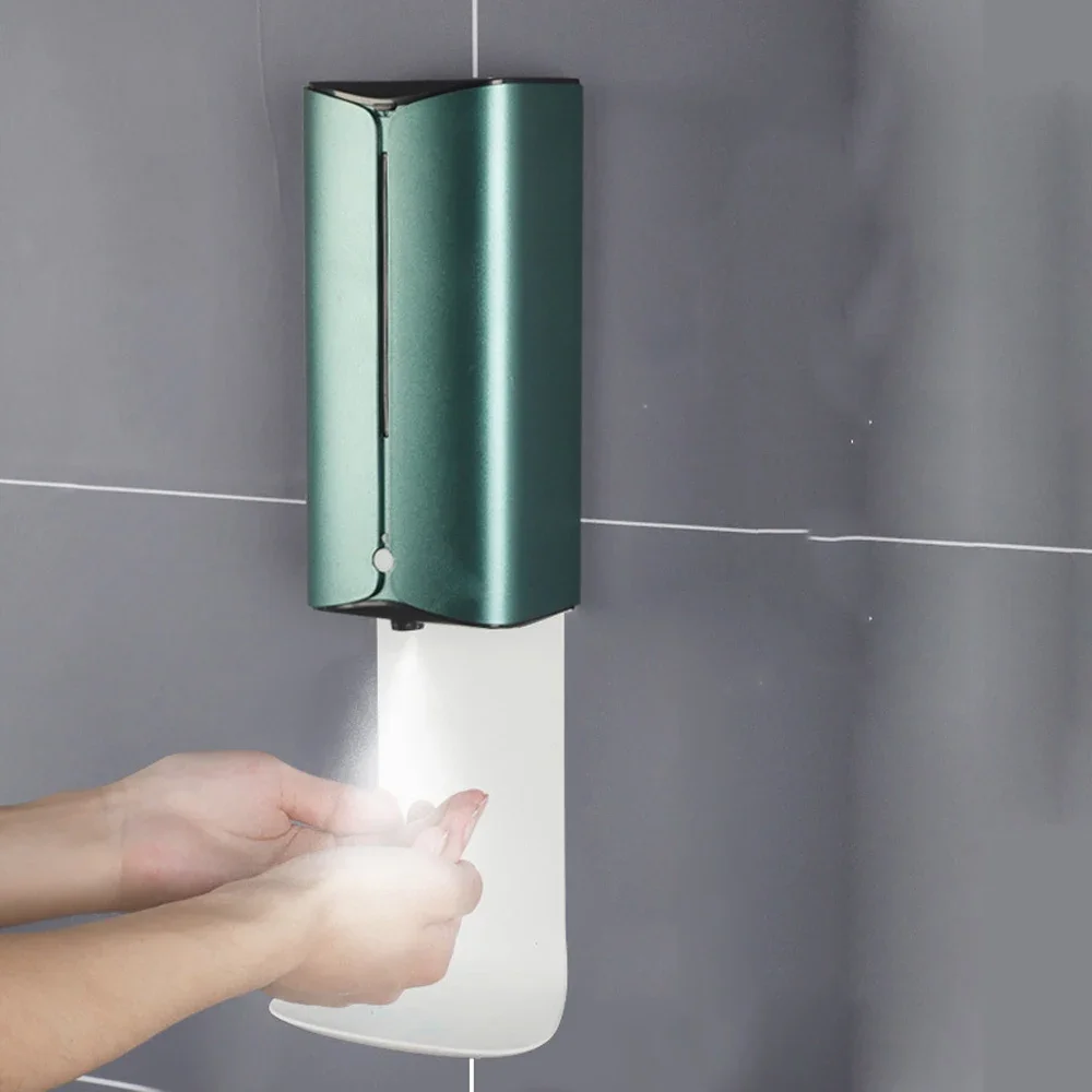 Liquid Soap Dispenser 600ML Wall Hanging Infrared Automatic Intelligent Sensor Induction Touchless Hand Washing Disinfection Mac