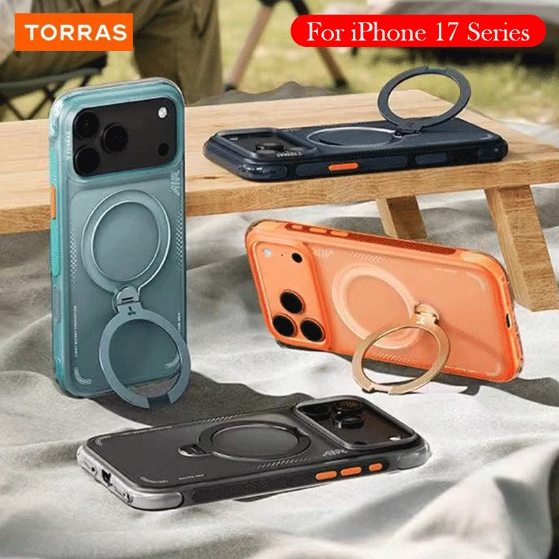 TORRAS Case For iPhone 17 18 Pro Max Bracket Back Cover Case for