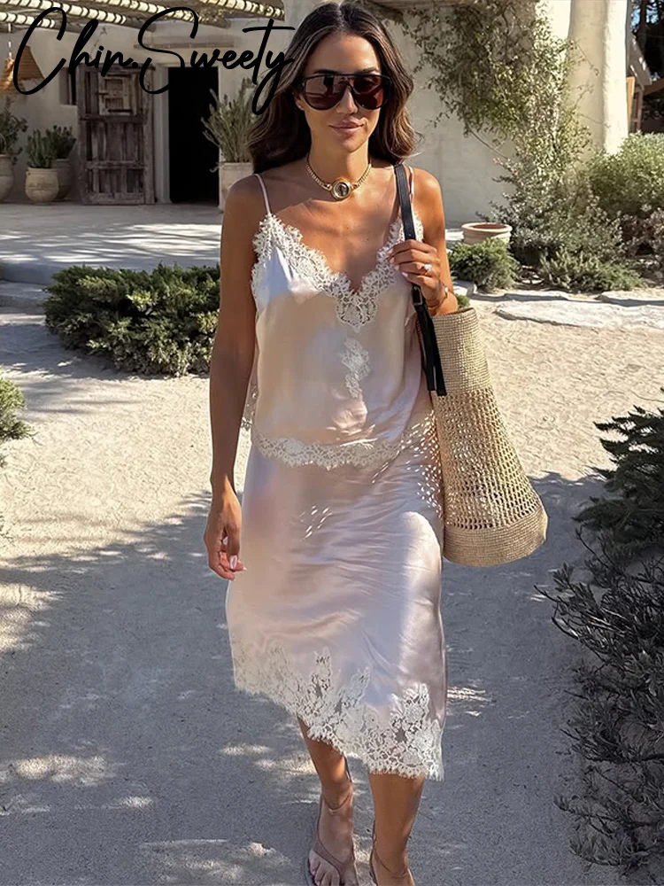 

Сексуальный женский топ на шнуровке, юбки, костюм с v-образным вырезом, без рукавов, тонкий женский комплект, осенний шикарный комплект из 2 предметов, женский вечерние мяч