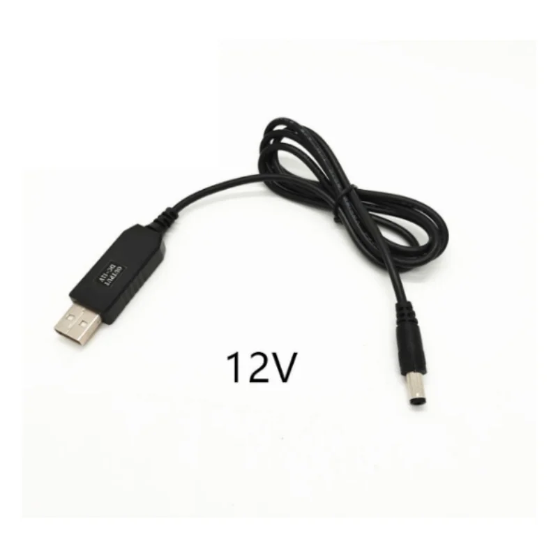 USB power boost line DC 5V to DC 5V / 9V / 12V Step UP Module USB Converter Adapter Cable 2.1x5.5mm Plug aokin