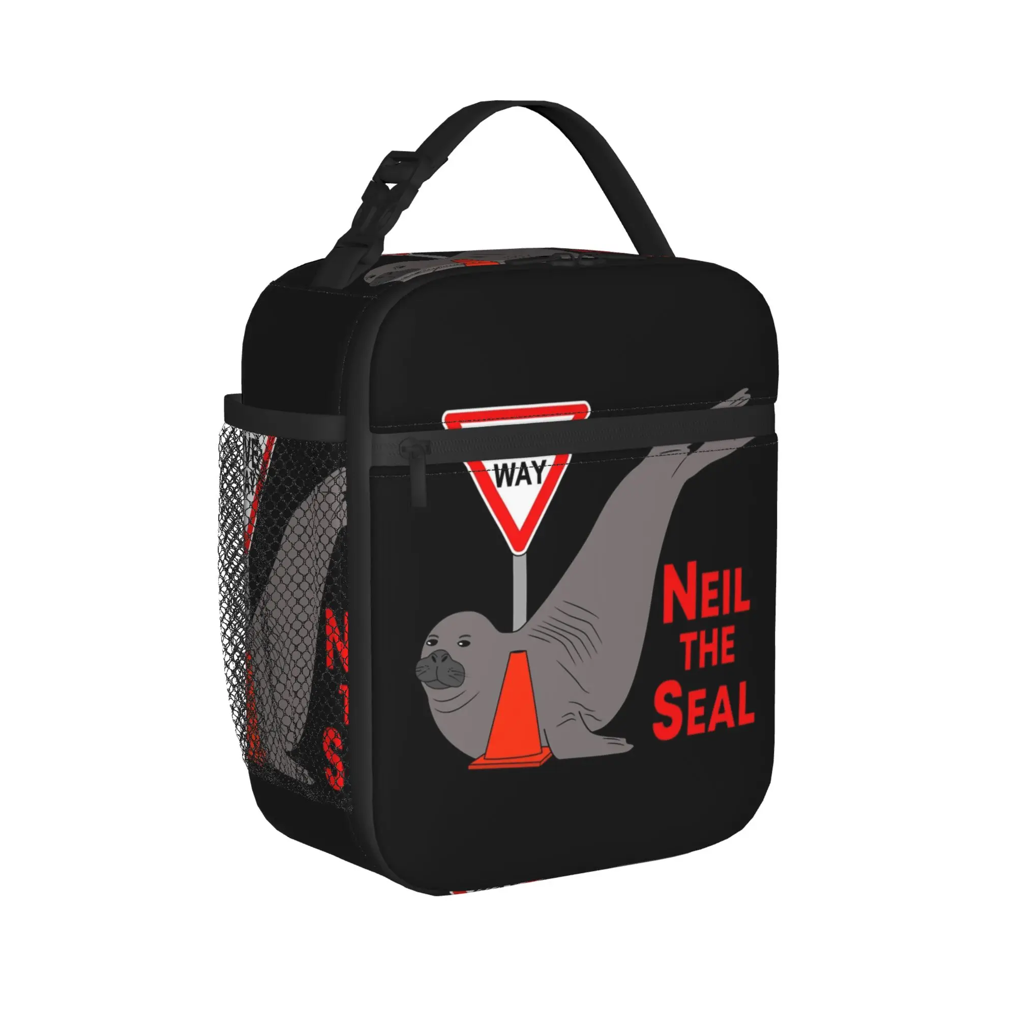 Give Way to Neil the Seal Thermal Insulated Lunch Bags for Office  Portable Bento Box Thermal Cooler Lunch Box