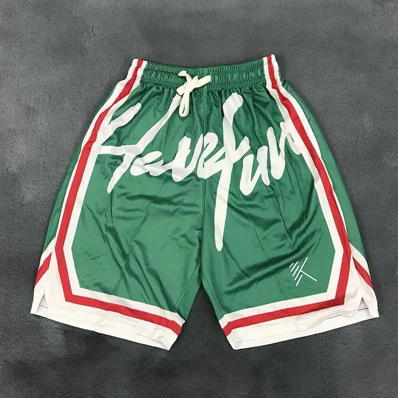 Men's Shorts Gym Green Training Male Short Pants Running Basketball Sweat Summer Personalizate Luxury Cortos Hot Deals Thin Xl