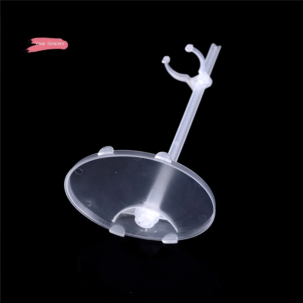 5個のプラスチック製人形スタンド ディスプレイホルダー コレクタブルフィギュア用の必須アクセサリー - 人形用の非調整可能なサポート