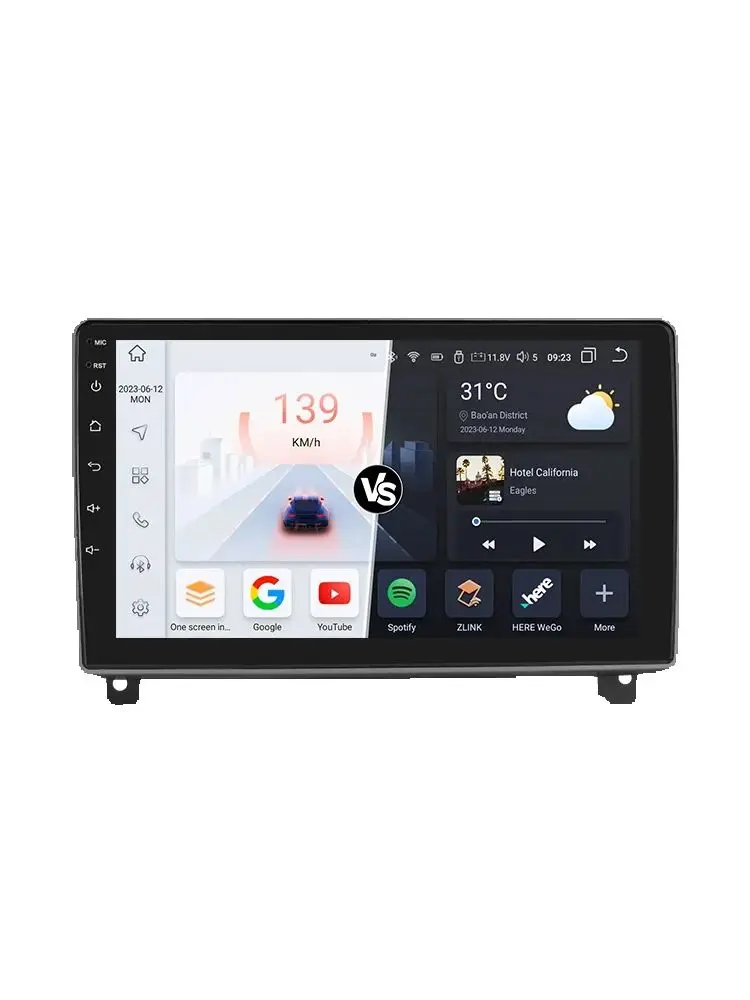 9-calowe radio samochodowe Hizpo 2Din z Androidem 14 do Peugeot 407 CC SW 2004 - 2011, Auto CarPlay, 4G, BT, GPS, RDS, DSP, SWC, Snapdragon 6115, jednostka główna — zdjęcie 2