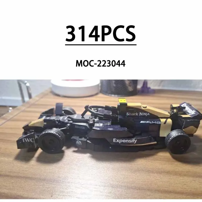 

MOC-223044 Building BlocksF1 Rally Car APXGP with Stickers Race Car Model 314 Pieces Children's Birthday Gift Christmas Toy Gift