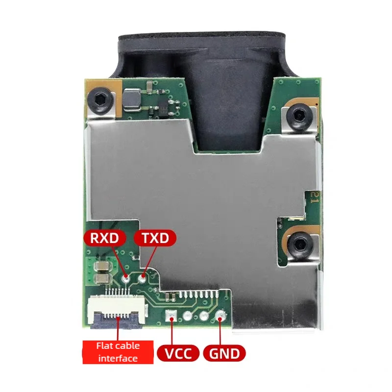 قياس المسافة الداخلية 100 متر TTL دقة الإخراج الحالي للجهد ± 1 مم مستشعر كهروضوئي لمسافة الإزاحة بالليزر