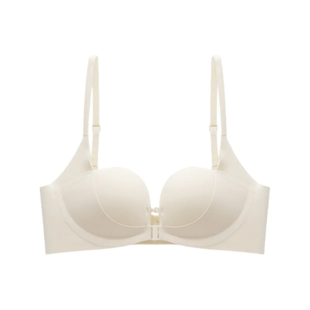 

Traceless Front Buckle Bra Close-fitting Shockproof Push Up Underwear Anti-sagging Gathered Breasts Seamless Bras Sport
