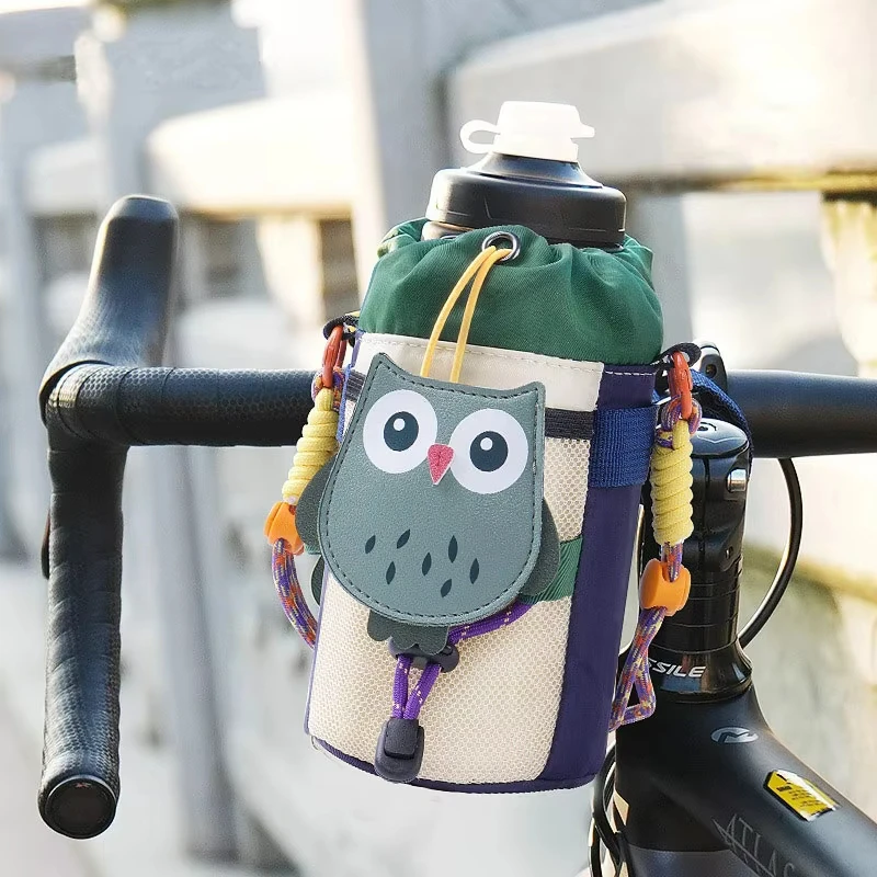 

1 шт., подвесная сумка с передней ручкой, милая сумка для горного велосипеда, милая уличная водонепроницаемая сумка для бутылки с водой, съемная портативная