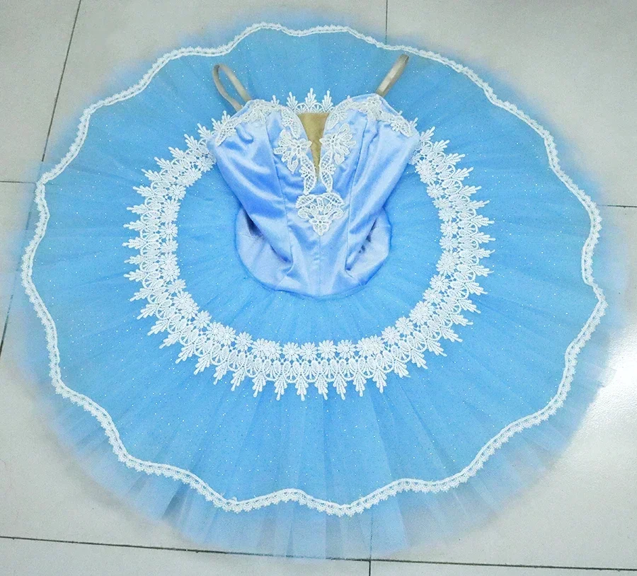 توتو أبيض لزي ملكة الثلج كسارة البندق بحيرة البجع البيضاء الباليه توتو المهنية النساء طبق توتو فطيرة ممارسة