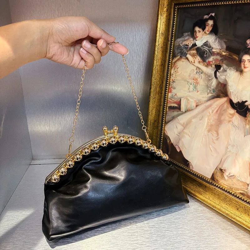 

Винтажная вечерняя сумка-клатч с цепочкой для Qipao Cheongsam, элегантный кошелек через плечо, женская мода, роскошная свадебная вечеринка, свадьба