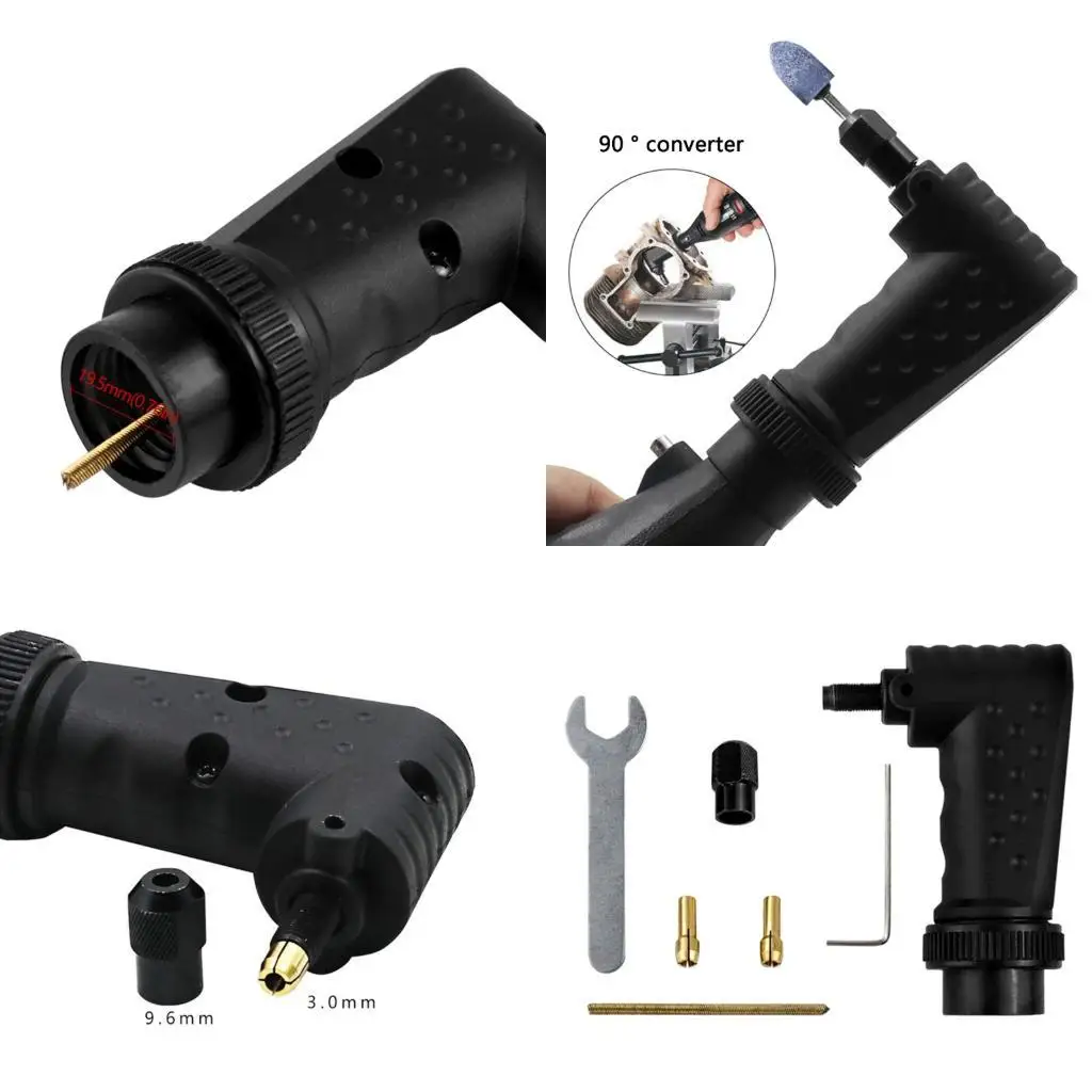 

652F Heavy Duty Right Angled Adapter For Making Low Power Loss High Speeded Grinding