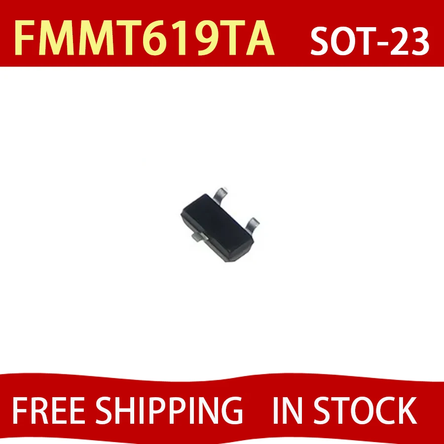 50PCS FMMT619TA FMMT619T FMMT619 619 SOT-23