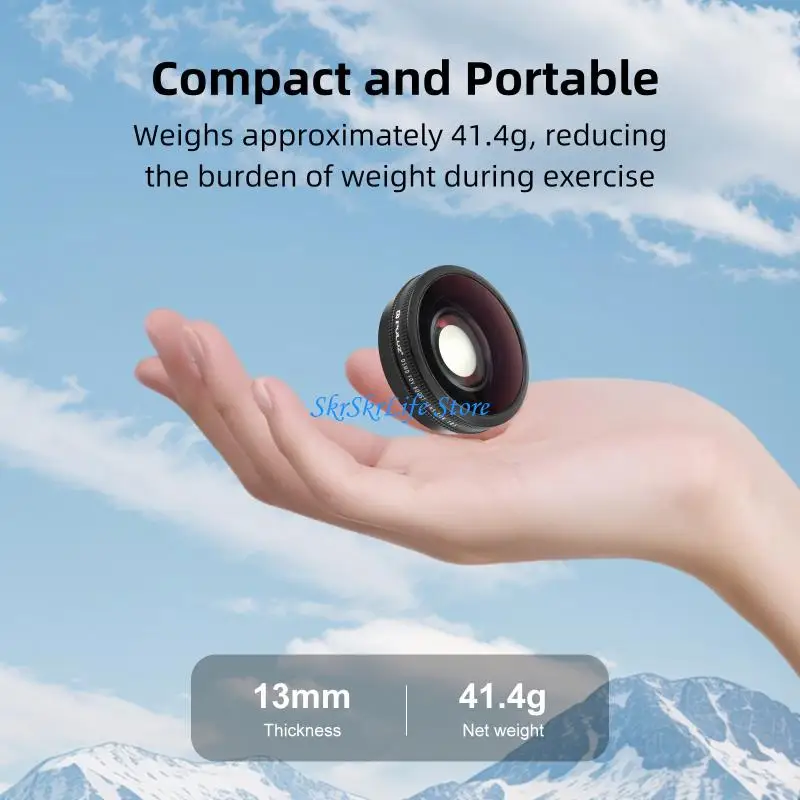 

E65E Clear Glass Wide Lens Expands Camera Viewing To 185Degrees for Travel