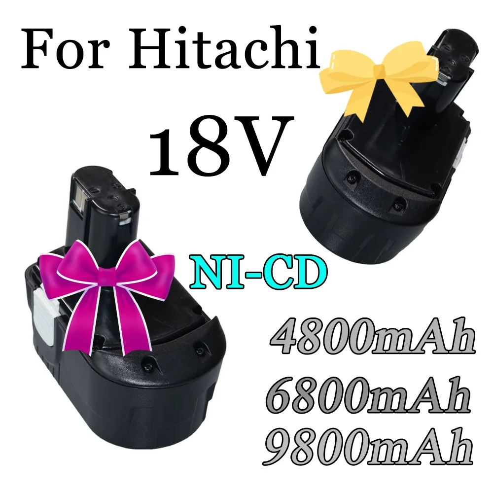

18V 4800/6800/9800mAh BCL1830 Li-ion Replacement Rechargeable Battery for HITACHI BCL1815 327730 327731 EBM1830 Power Cordless T