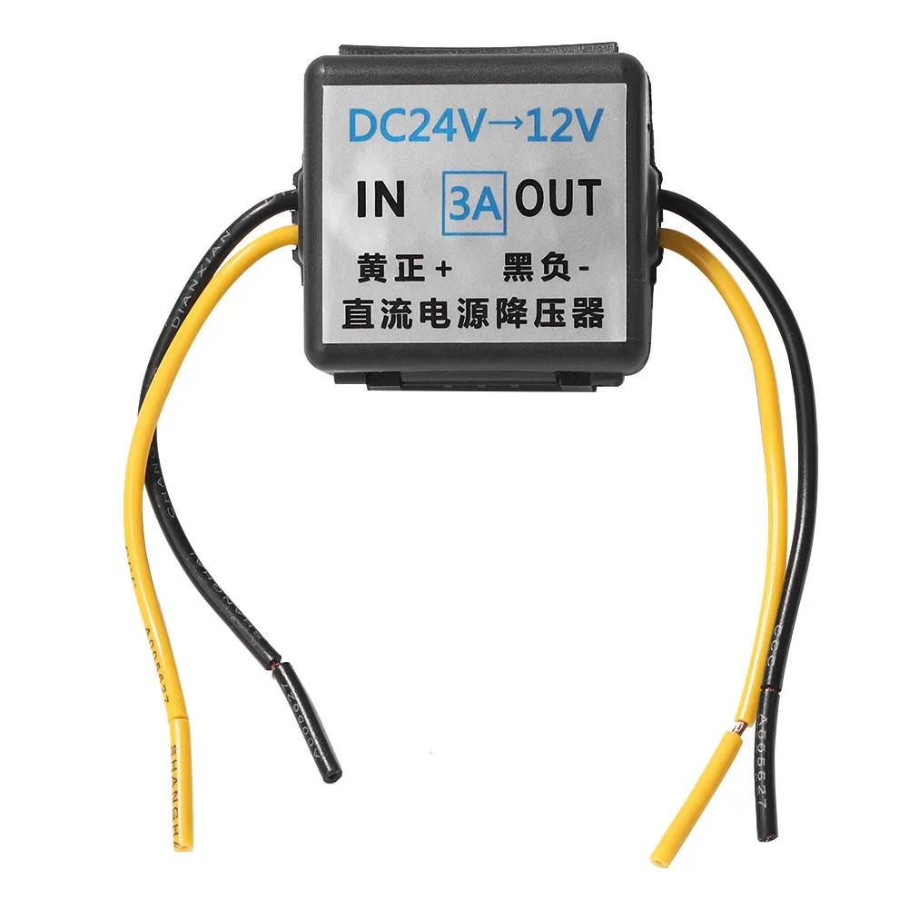 DC-DC Transverter DC 24V To 12V 3A преобразователь автомобильный преобразователь напряжения понижающий преобразователь редуктор напряжения Модуль трансформатора