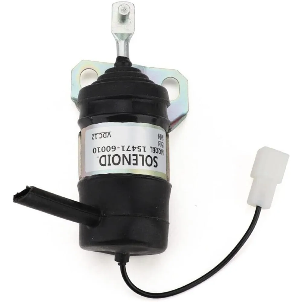 

15471-60010 052600-1001 052600-1000 Fuel Shut Off Solenoid 12V Stop Solenoid Valve For Kubota B1250 B1750 L2900 L4200