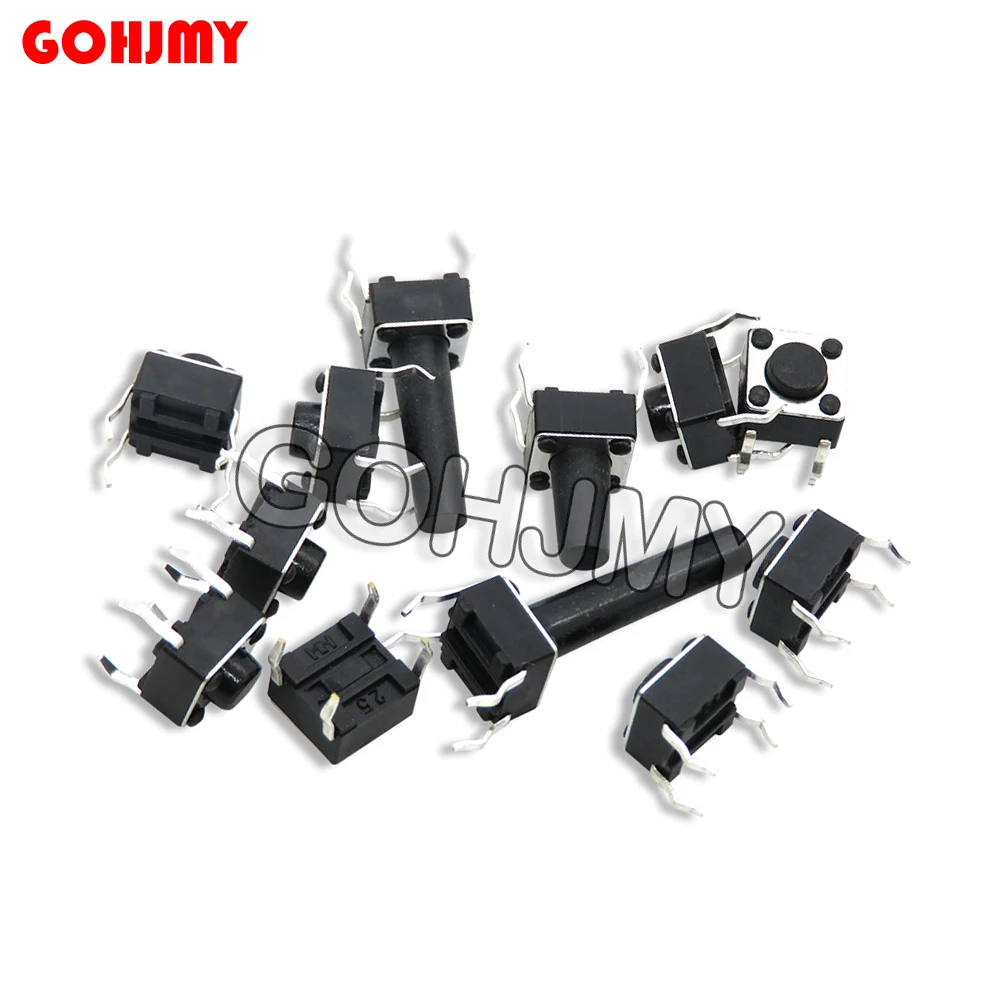 100PCS 6X6X4.3Mm 4P…