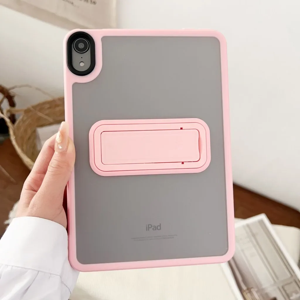 Matte Stand Case For iPad 2024 Mini 7 A17 Pro 8.3inch Mini 6 5 4 Pro 11 Air 11 5 4 3Pro 2 1 10th 10.9 10.2 9.7 With Bracket