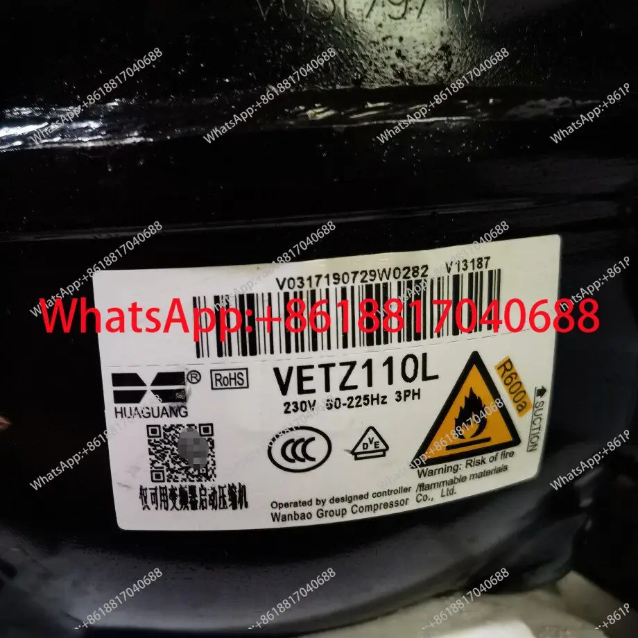 

Оригинальный компрессор с переменной частотой вращения для холодильников VETZ110L VETZ90L