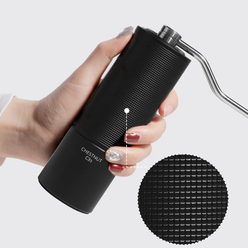

TIMEMORE Chestnut C3S Manual Coffee Grinder 25g Capacity Coffee Bean Grinder Adjustable Setting 6 Core Stainless Steel Burr