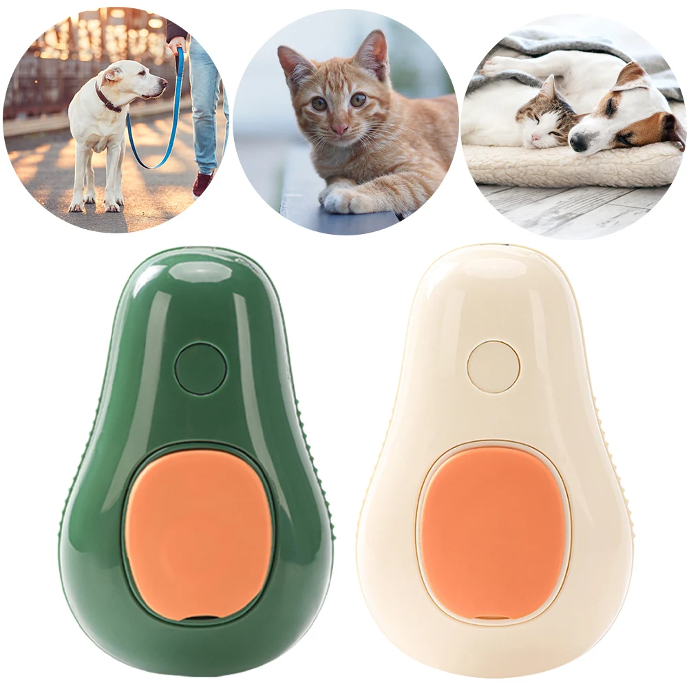 Brosse à vapeur pour chat et chien, peigne de massage multifonctionnel, peignes d'épilation, peigne de toilettage pour animaux de compagnie, remodelé, LED plus riche