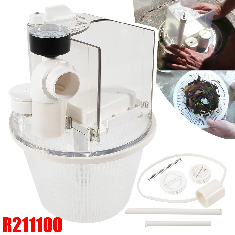 

Replace for R211100 Vac-Mate Pool Cleaner Dispenser Box Multi-Function Vacuum Skimmer Attachment for Certikin, Filtrite, PoolRit